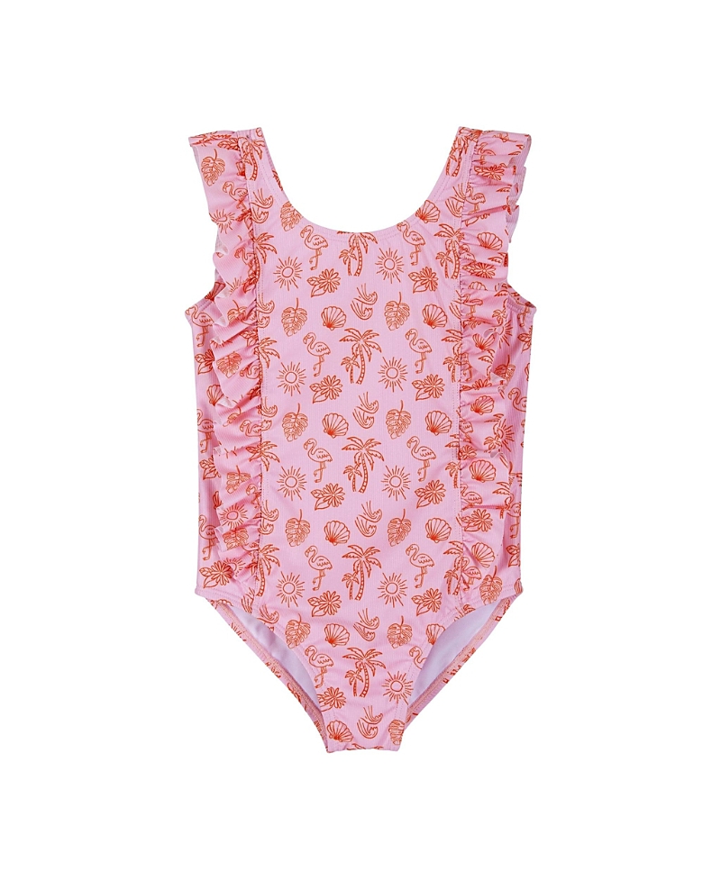 Andy & Evan Girls' Ruffle Swimsuit - Little Kid