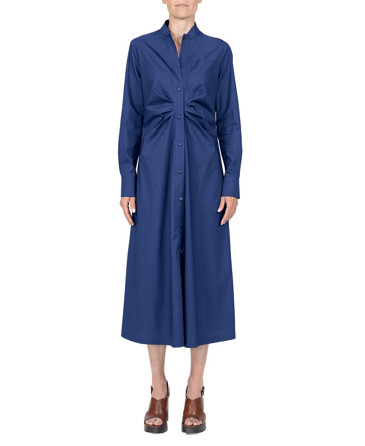 Callas Milano Genny Long Sleeve Shirt Dress