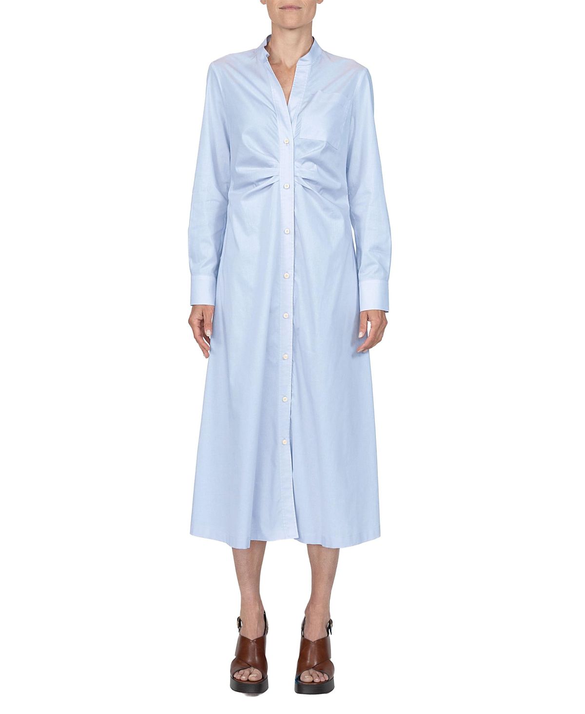 Callas Milano Genny Long Sleeve Shirt Dress