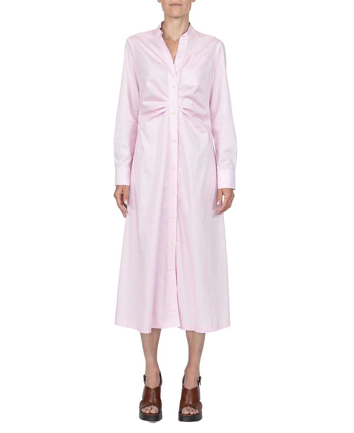 Callas Milano Genny Long Sleeve Shirt Dress