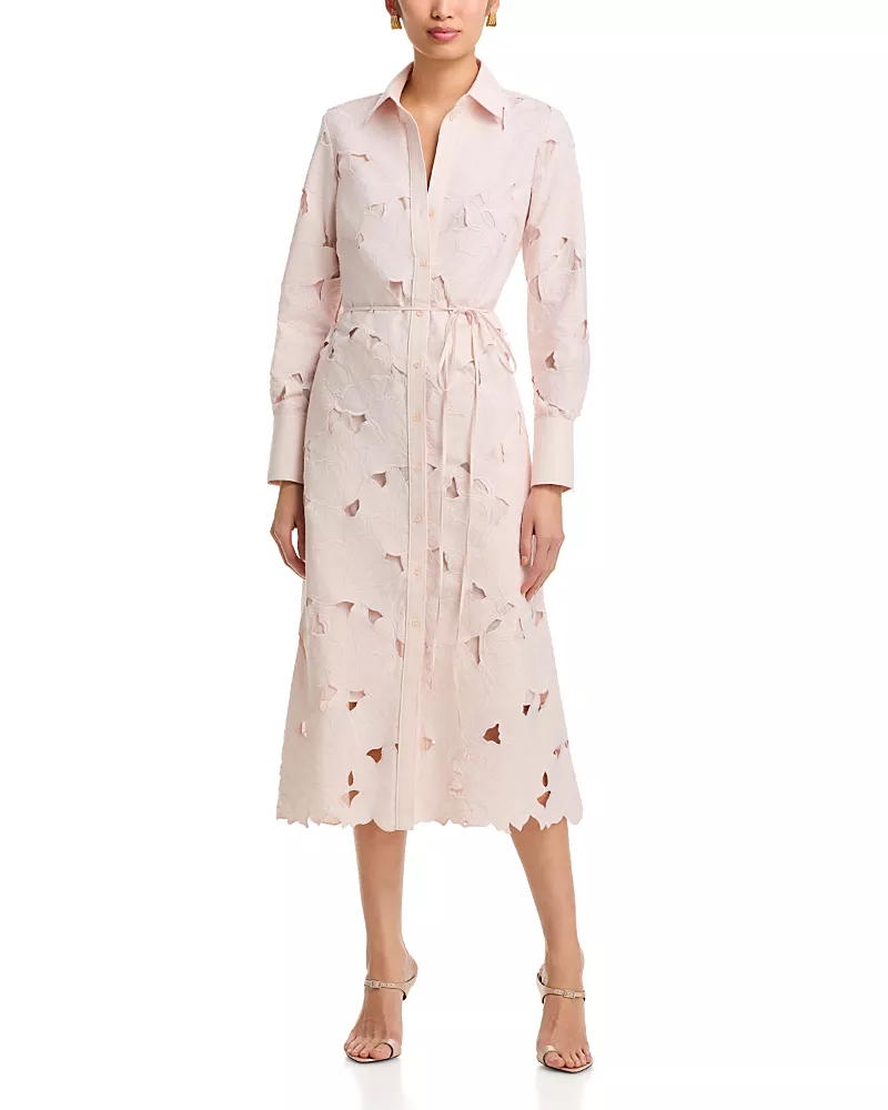 Erdem Long Sleeve Shirt Dress