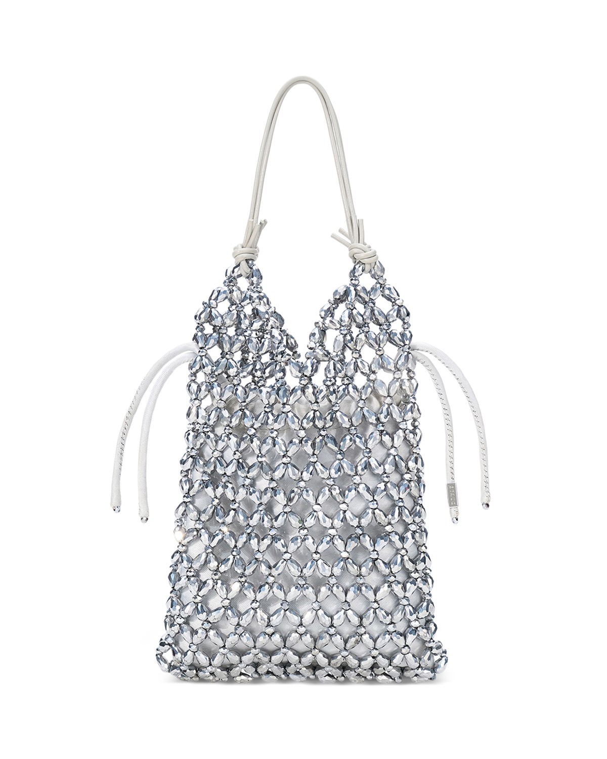 Karla Crystal Beaded Bucket Bag
