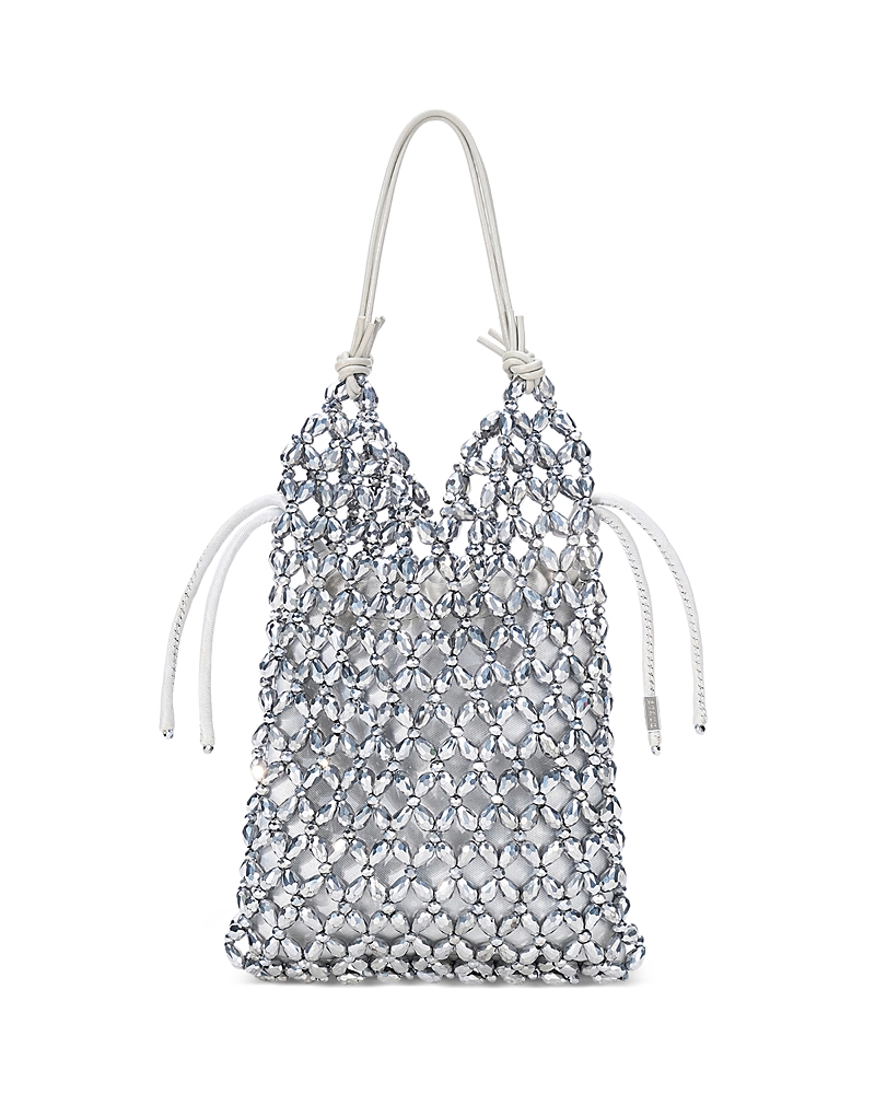 Staud Karla Crystal Beaded Bucket Bag
