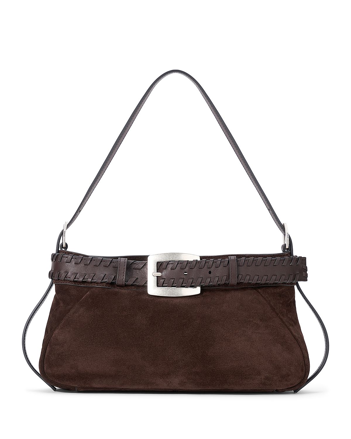 Staud Brooklyn Suede Shoulder Bag