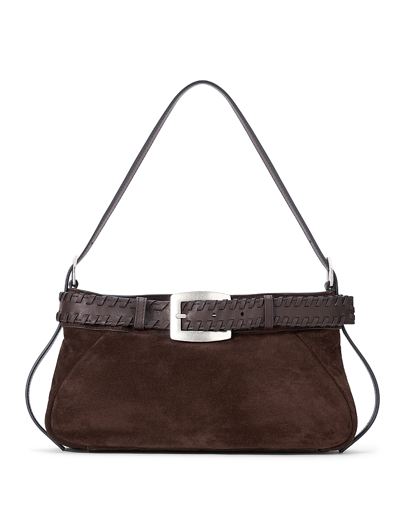 Staud Brooklyn Suede Shoulder Bag