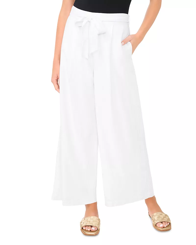 Vince Camuto Wide Leg Tie Waist Pants