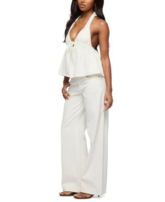  Safia Denim Halter Top