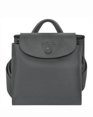 Longchamp Le‎ Pliage Backpack Gray Nylon Leather Trim Travel Lightweight LONGCHAMP Le Pliage Backpack in Gray Nylon New From Japan | eBay main image 2