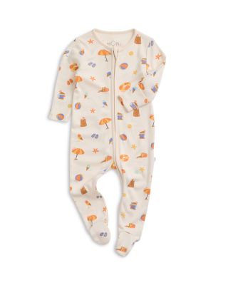 Unisex Beach Two Way Zip Up Sleepsuit Footie - Baby