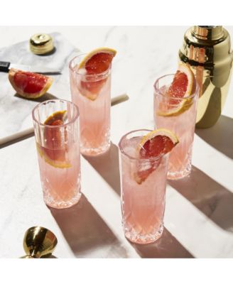  Admiral Crystal Highball Glasses, Set of 4