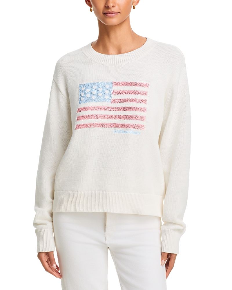 LoveShackFancy Ty Cotton Pullover Sweater
