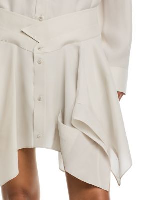 Cut off Double Shirt Dress