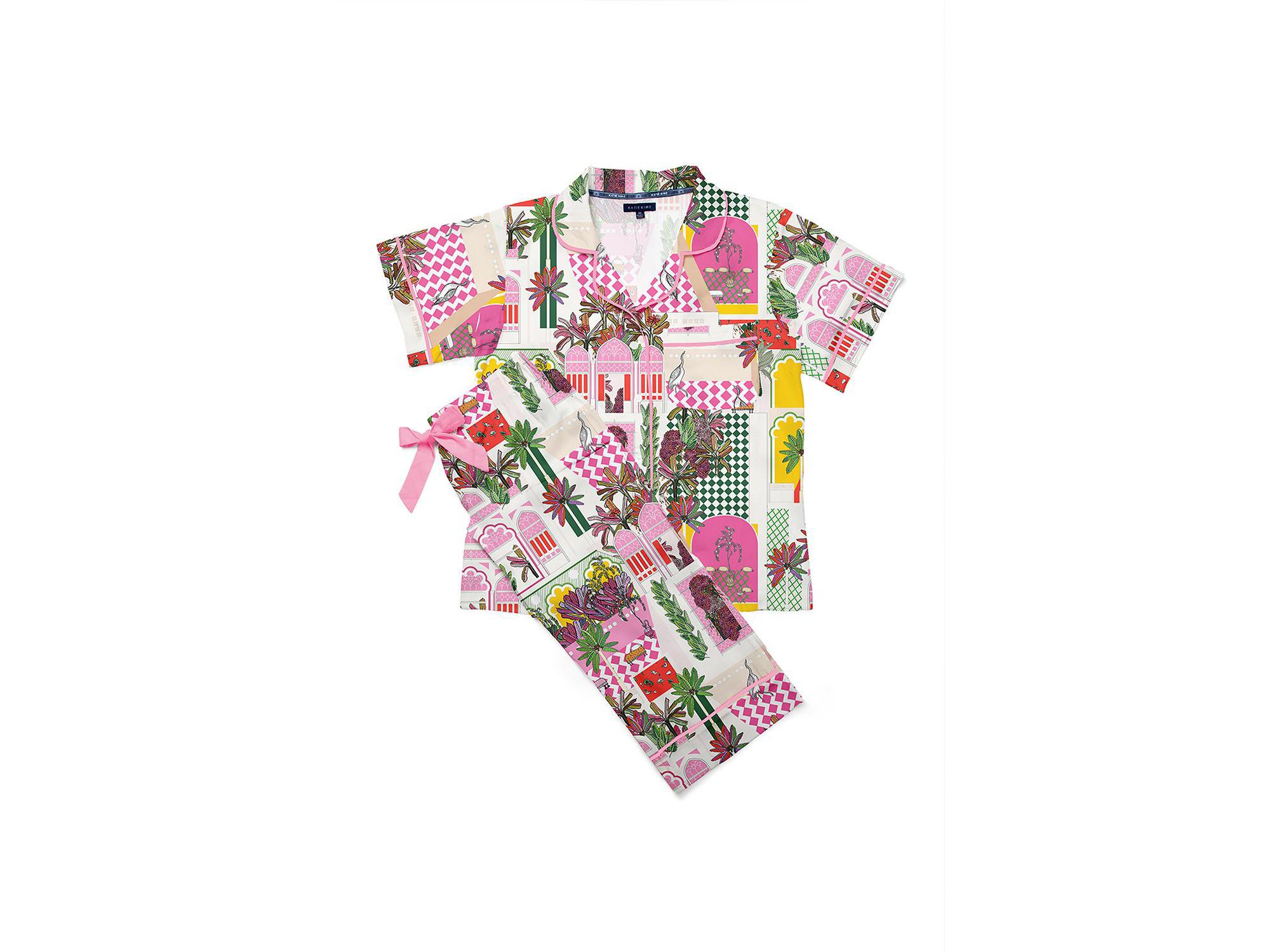 Greco Garden Pajama Pants Set — Image 3