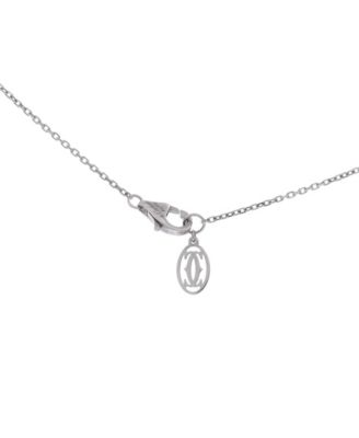  0.20CT 1895 Solitaire Necklace 18K White Gold with RBC Diamond D/VVS1, 16.5"