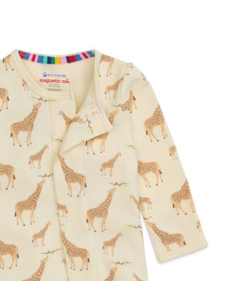 Unisex Cotton Giraffe Footie - Baby