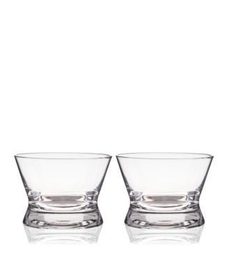 Raye Crystal Tequila Tasting Glasses, Set of 2