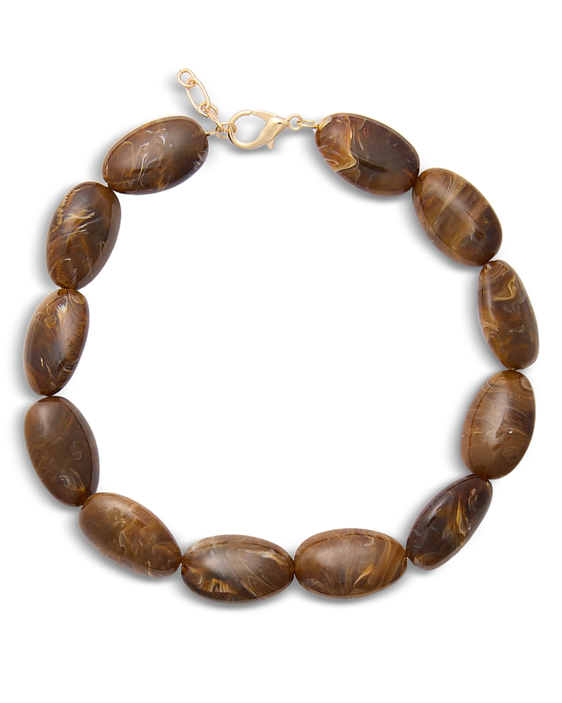 Aqua Beaded Necklace, 14.5-15.5 - Exclusive
