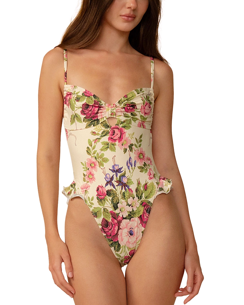 Montce Devin Bouquet Ruffle One Piece Swimsuit