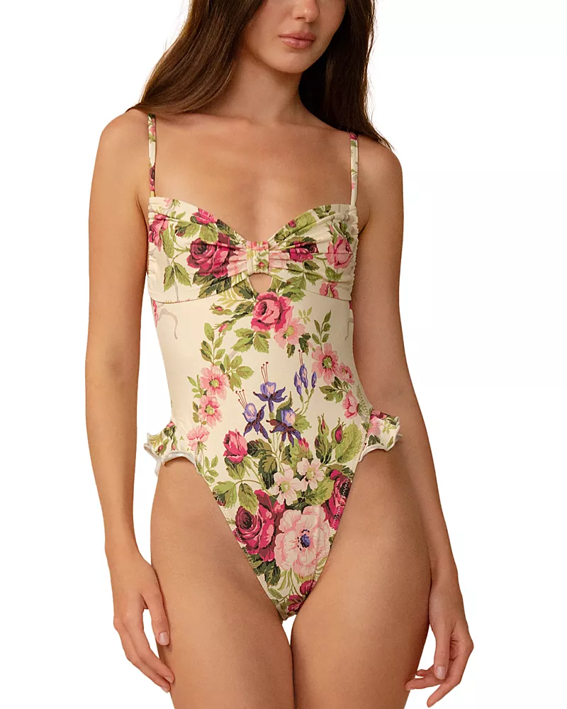 Montce Devin Bouquet Ruffle One Piece Swimsuit
