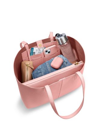 Large Leather Snap Soft Tote