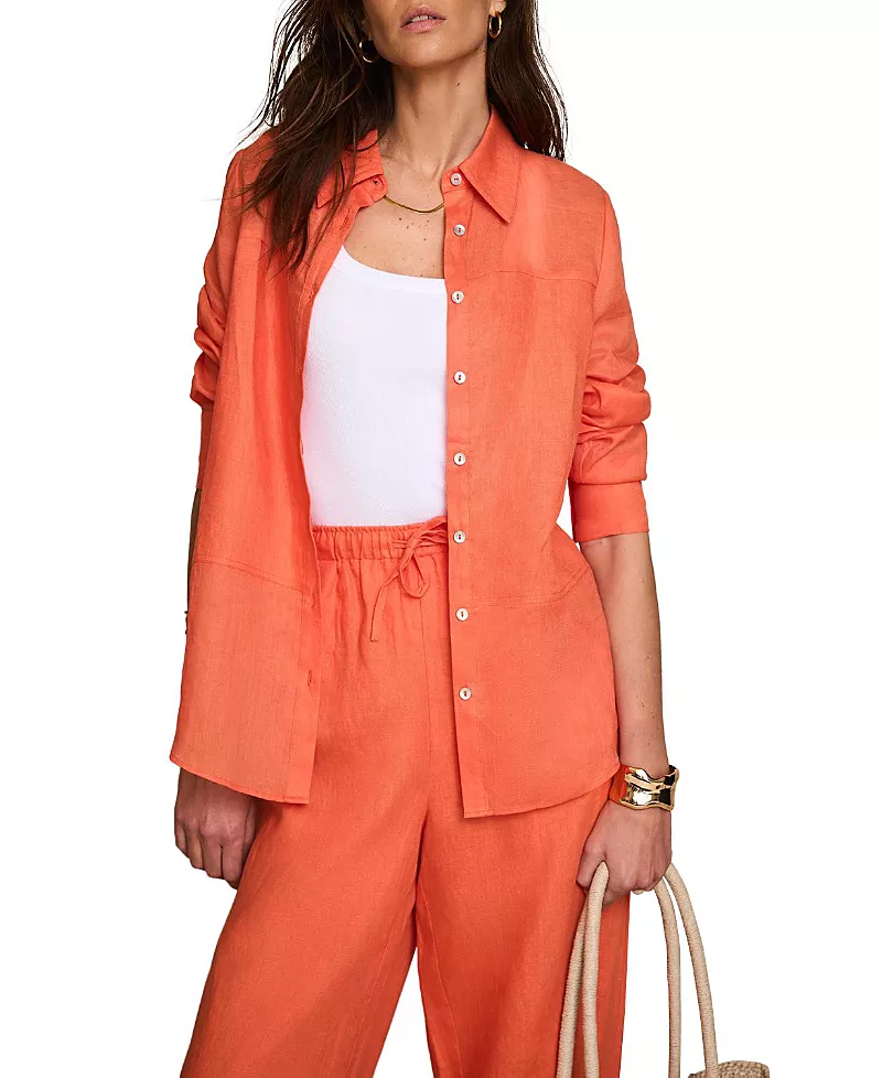 Mint Velvet Women's Linen Blend Shirt