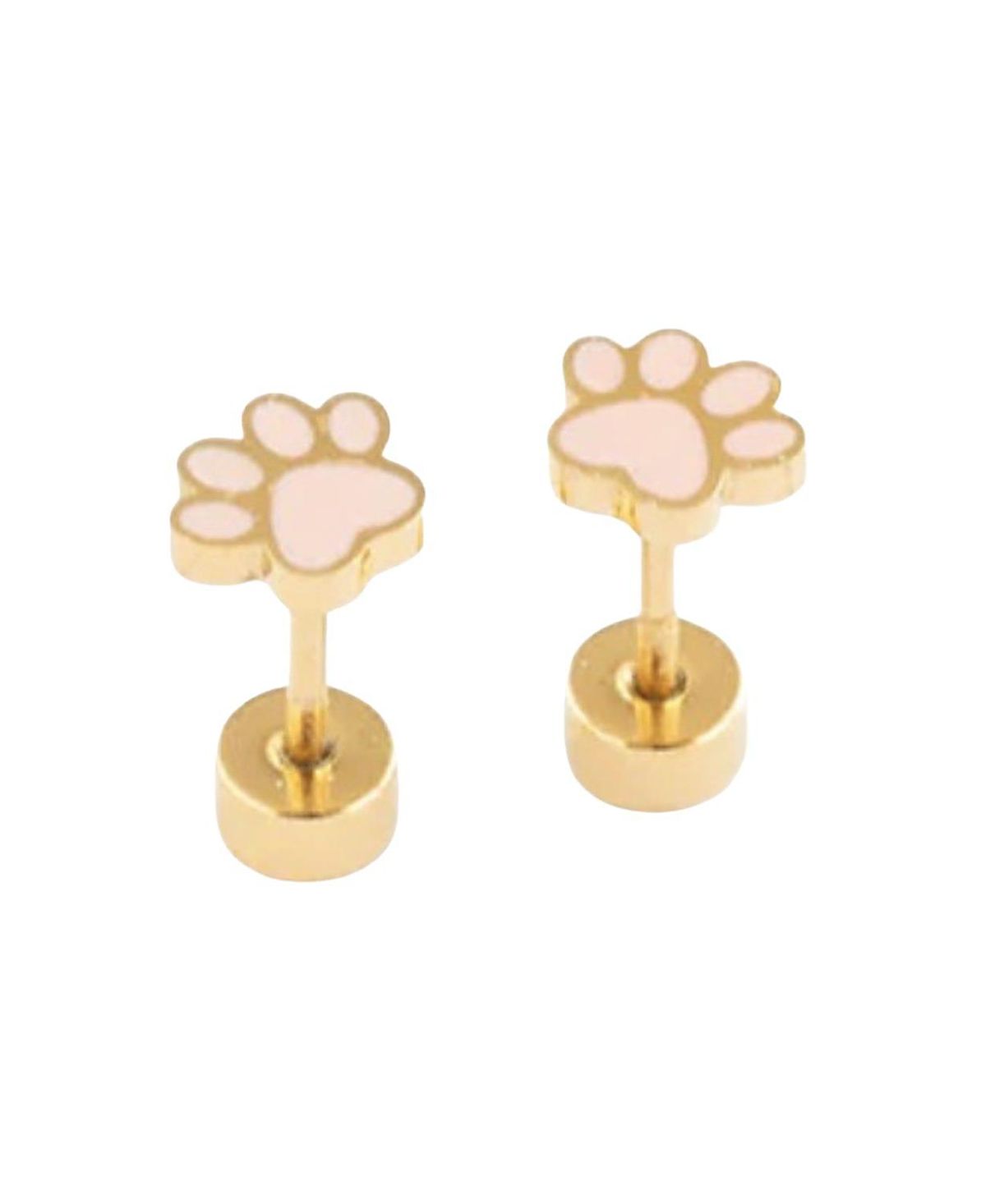 Pip Pop Girls' Paw Print Earring