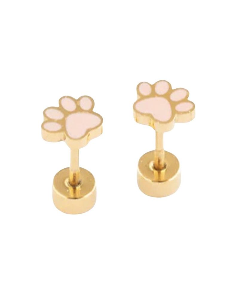 Pip Pop Girls' Paw Print Earring