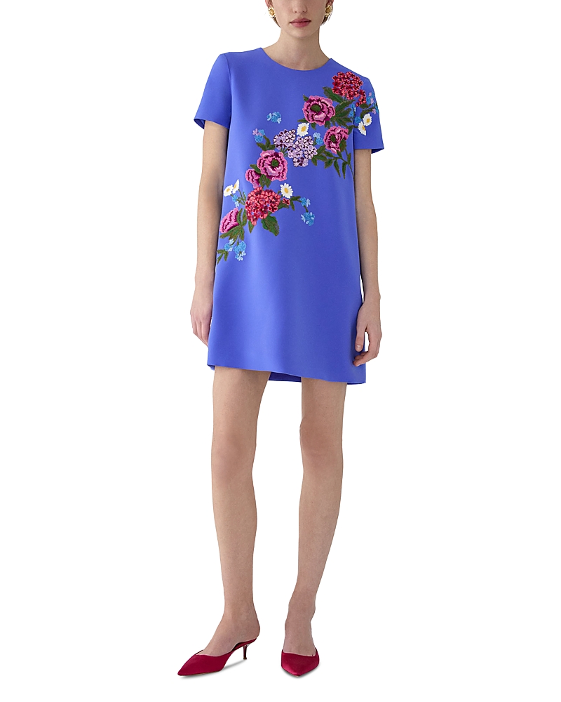 Carolina Herrera Embroidered Shift Dress