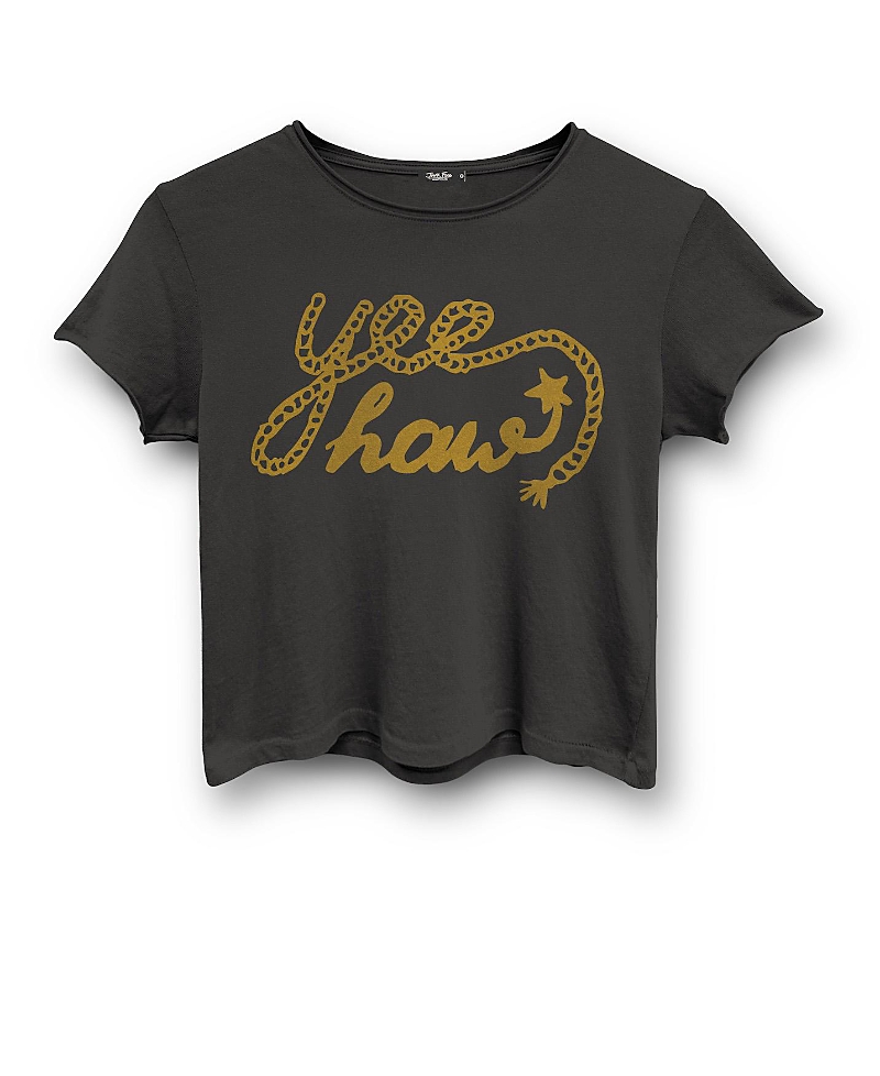 Junk Food Clothing Women's Yeehaw Vintage Baby Tee