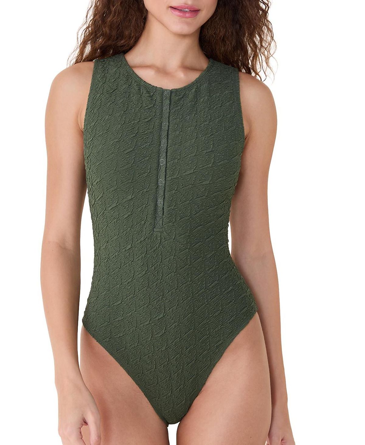 Andie Women's Malibu High Neck One Piece Swimsuit