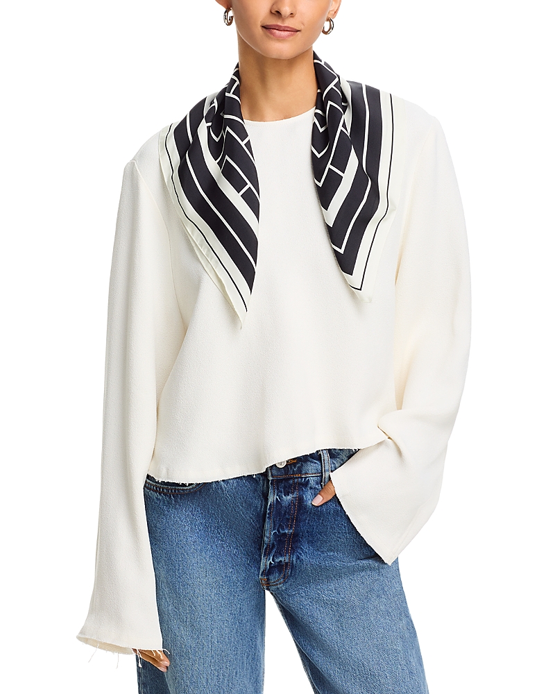 Anine Bing York Silk Scarf
