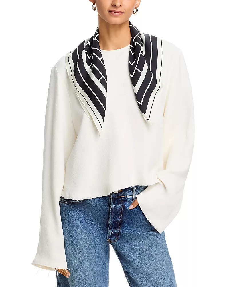 Anine Bing York Silk Scarf
