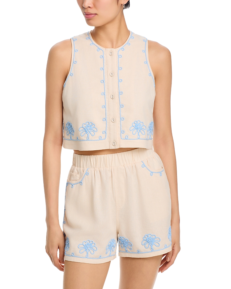 Blanknyc Embroidered Top