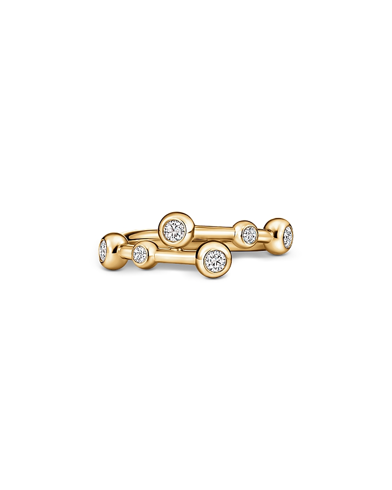 Hearts On Fire 18K Yellow Gold Dream Diamond Bezel Bypass Ring