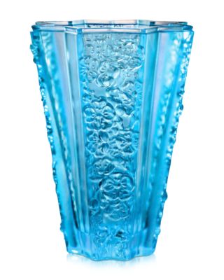 In the Presence of Spring Profusion of Lilies Crystal Glass Figure