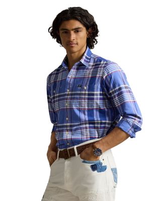 Classic Fit Plaid Oxford Workshirt