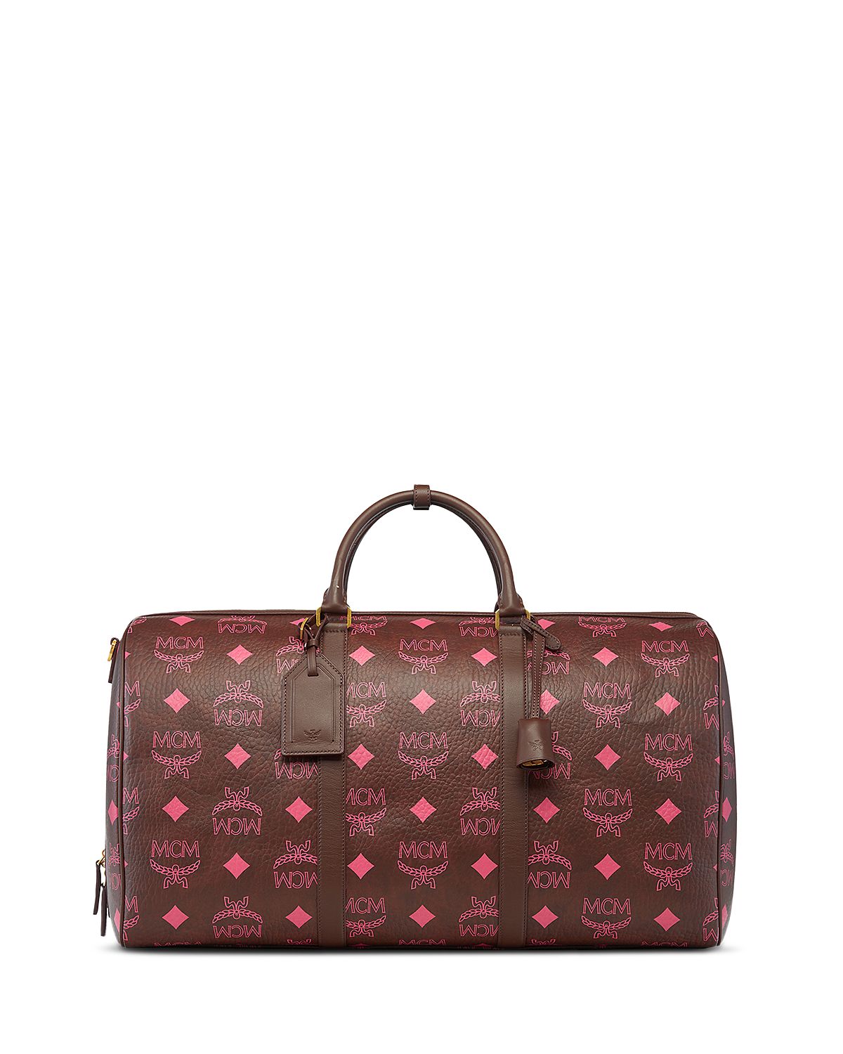Mcm Ottomar Large Leather Weekender Bag