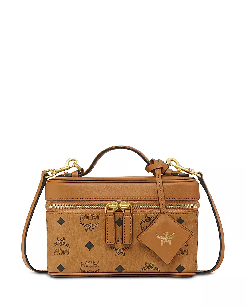 Mcm Aren Mini Visetos Crossbody Bag