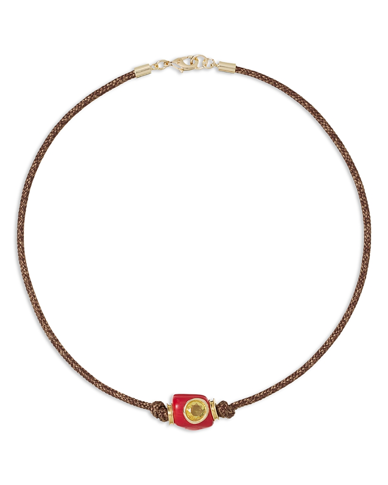 Roxanne Assoulin The Coral Tube Cord Necklace, 15