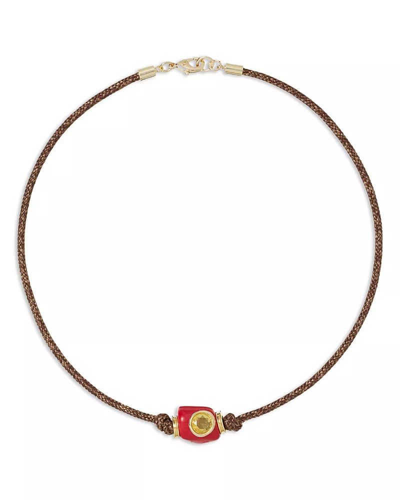 Roxanne Assoulin The Coral Tube Cord Necklace, 15