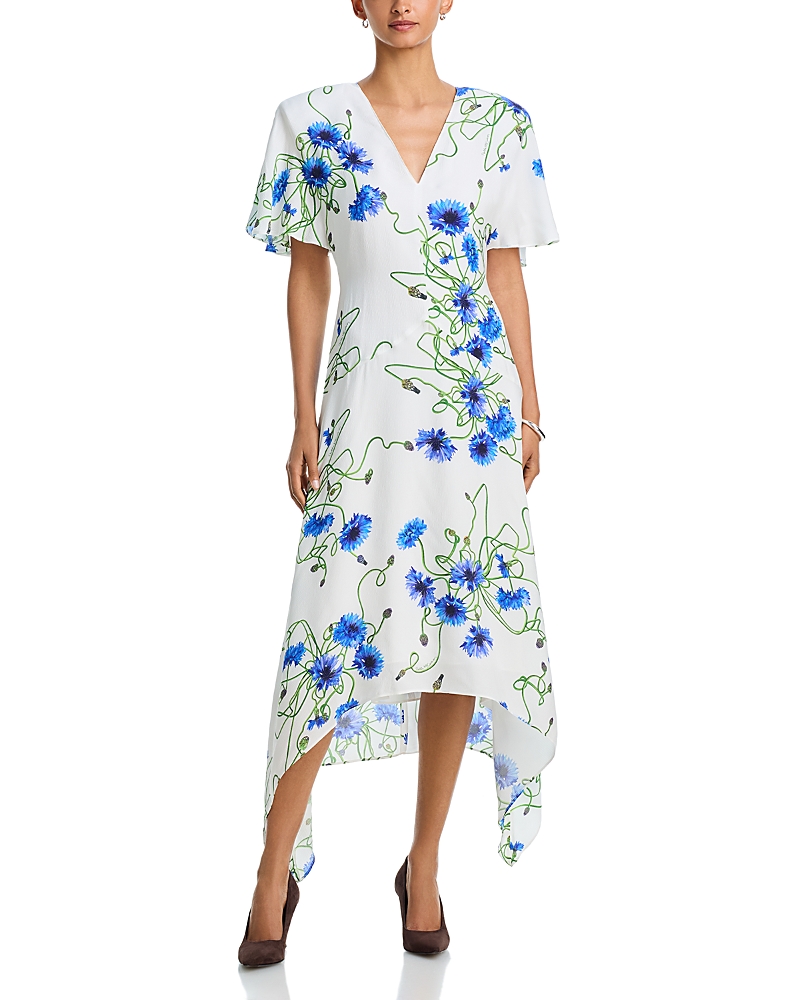 Stella McCartney Floral Print Midi Dress