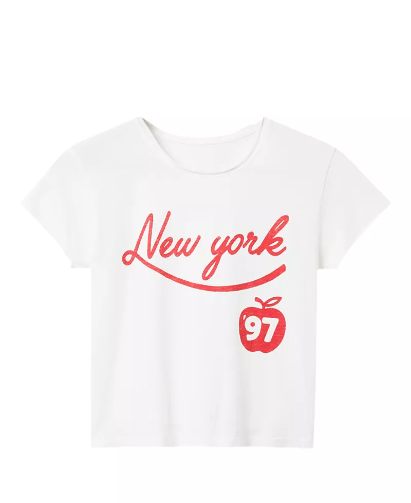 Junk Food Clothing Women's New York '97 Vintage Baby Tee
