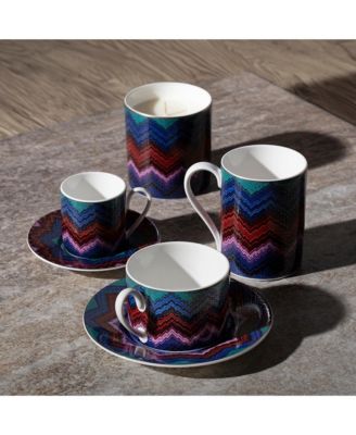  Starlight Tea Cup & Saucer, Set of 2