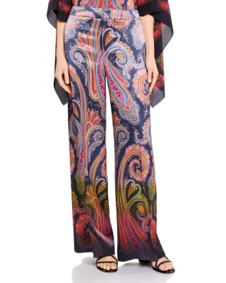 Wide Leg Paisley Soft Pants