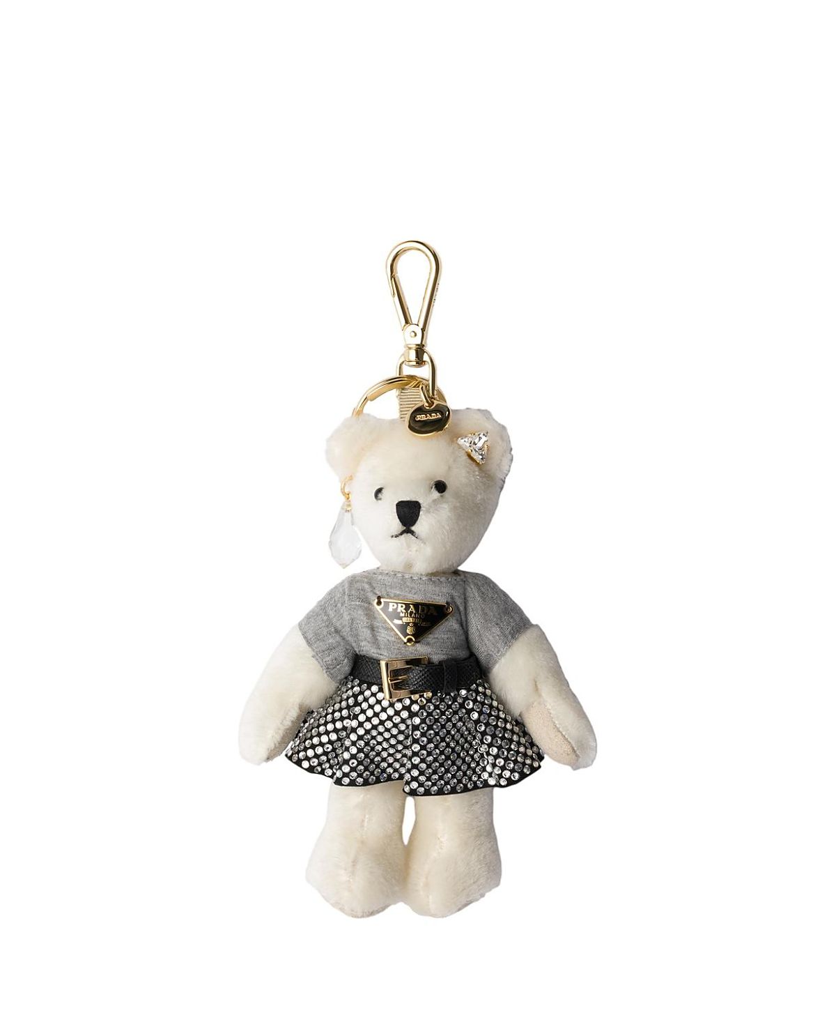 Prada Teddy Key Ring Charm