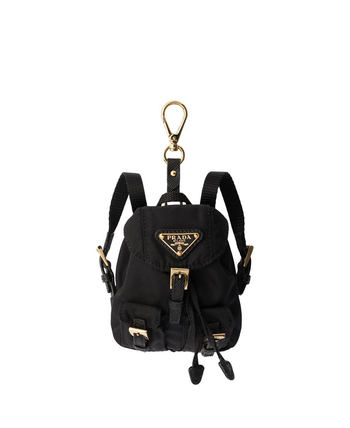 Prada Mini Icon Re-Nylon Keychain Charm