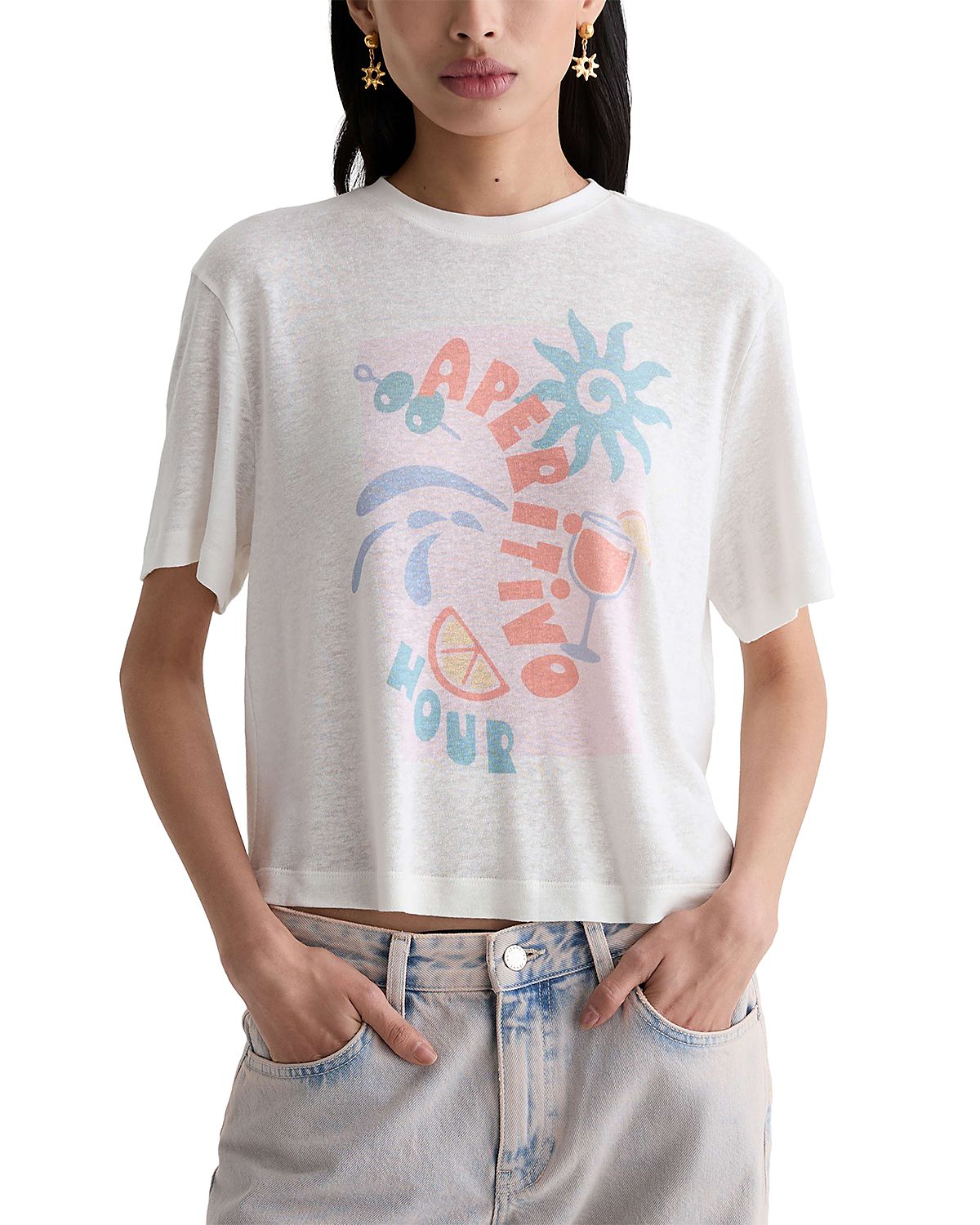 Ag Charli Relaxed Short Sleeve Tee