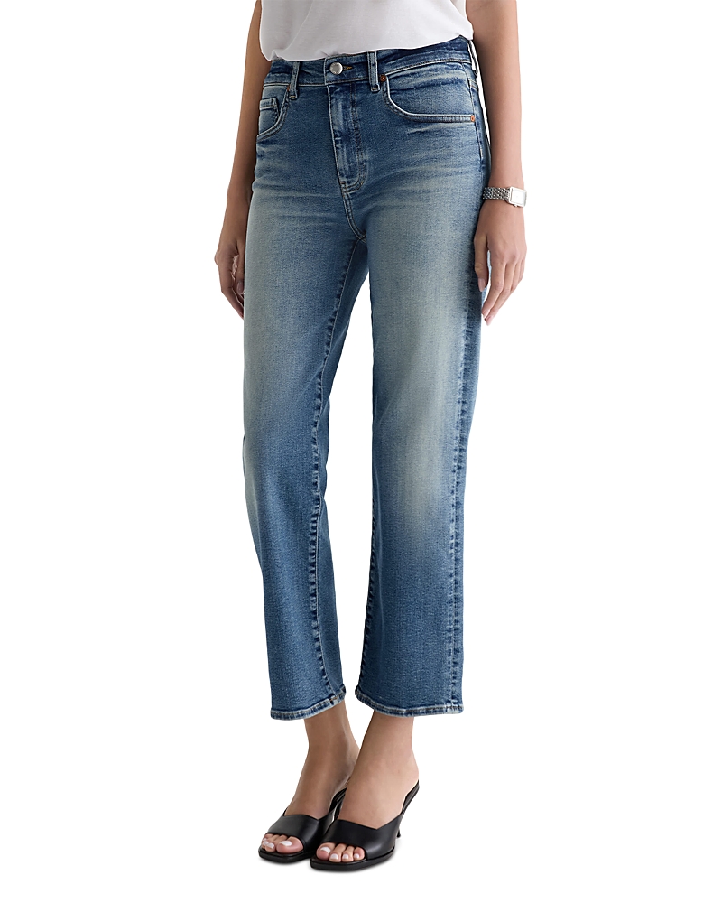 Ag Brinley High Rise Straight Jeans in 15 Years Bouquet
