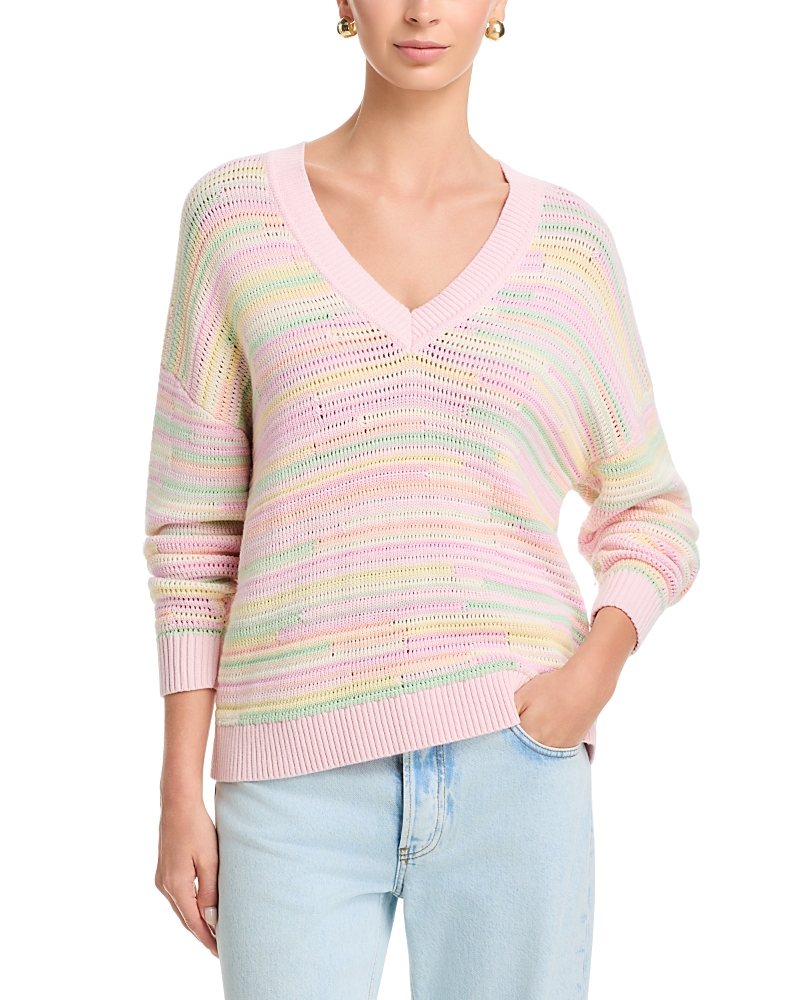 LoveShackFancy Marlieanna V Neck Sweater