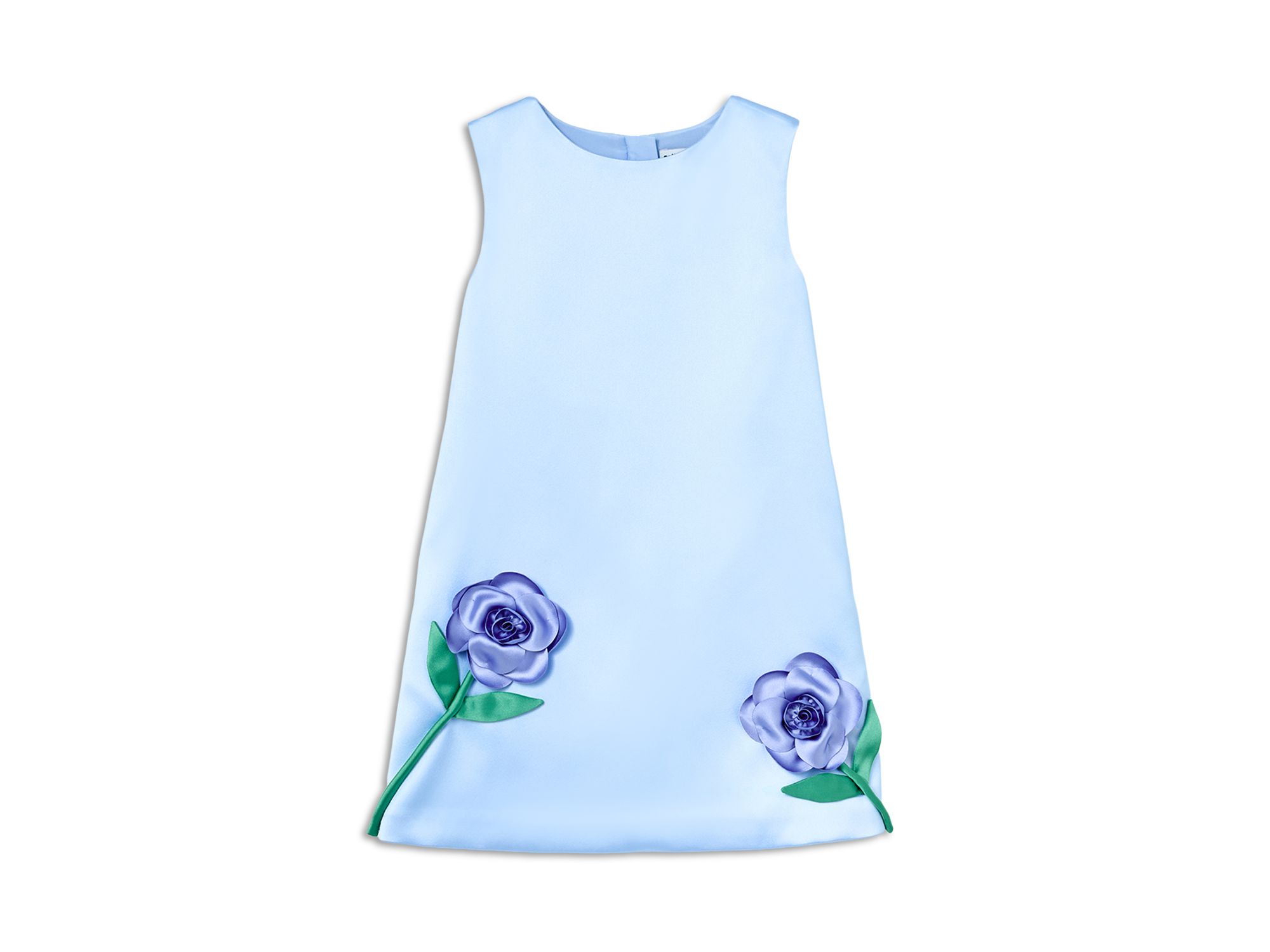 Girls' Bonded Satin 3D Flower Dress - Little Kid, Big Kid - Image 1
